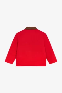Kids Quilted Flint Jacket The New Society – Chinese Red | Centre Commercial