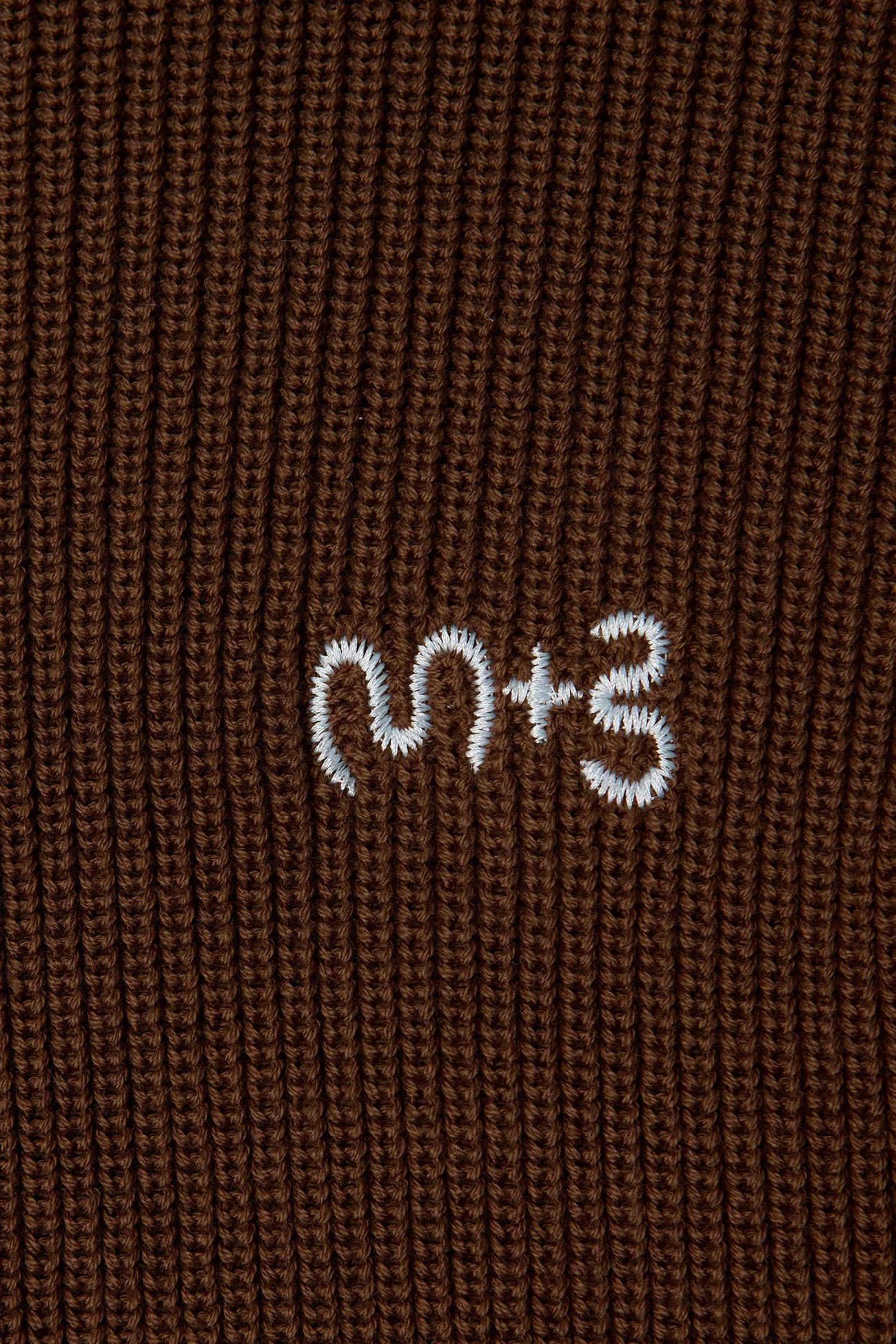Pull Enfant Coton Logo Brodé Maru+Bo – Sepia Brown | Centre Commercial