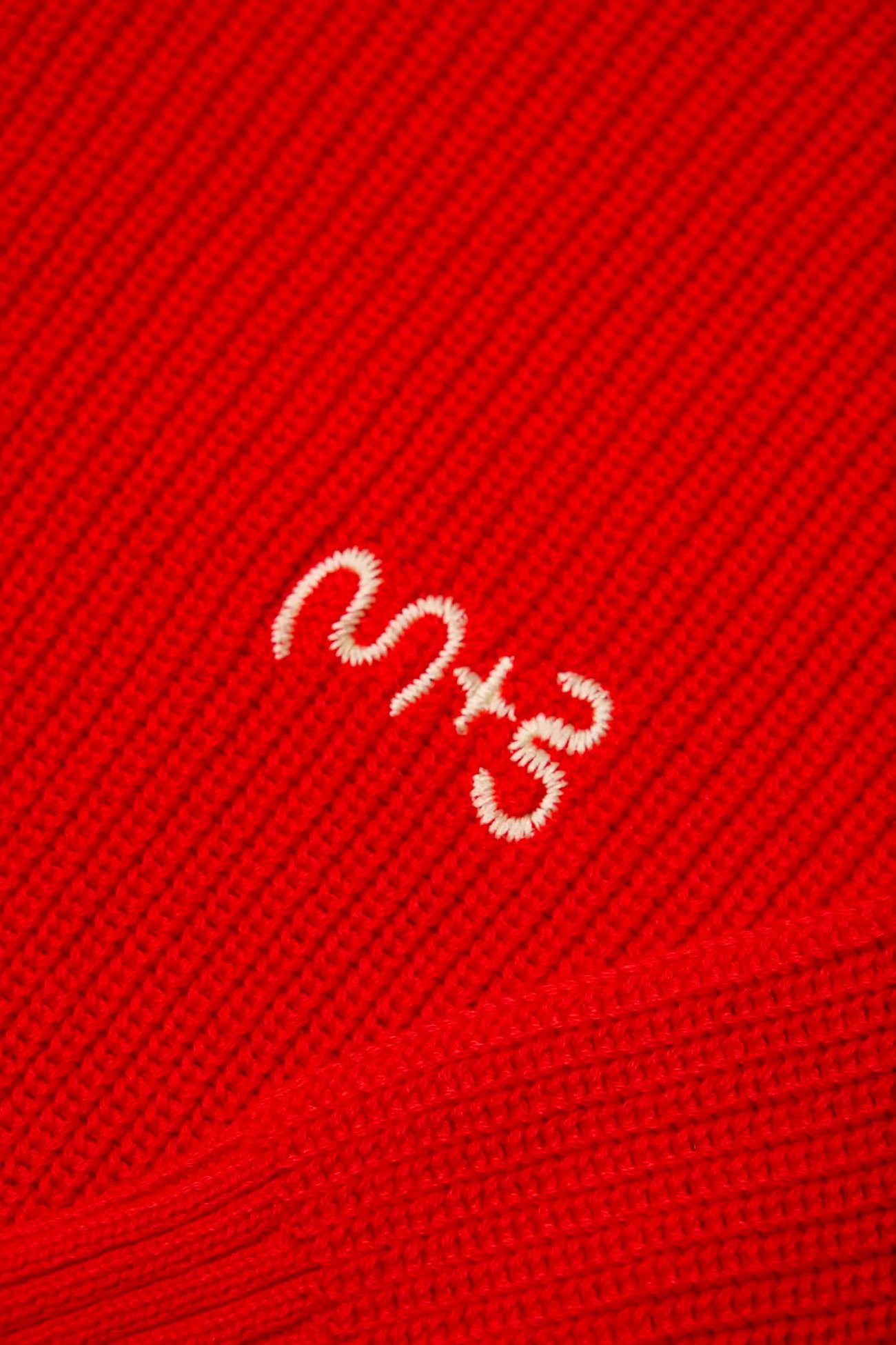 Kids Cotton Embroidered Logo Sweater Maru+Bo – Jasper Red | Centre Commercial