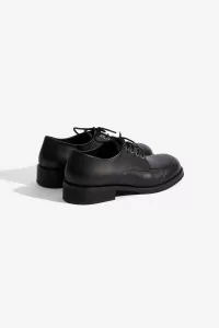 Paracia Old Buster Leather Derbies – Calfskin Black | Centre Commercial