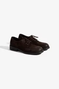 Paracia Old Buster Suede Derbies – Deep Brown | Centre Commercial