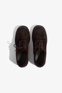 Paracia Old Buster Suede Derbies – Deep Brown | Centre Commercial