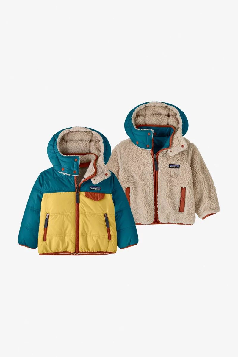 Patagonia Baby Reversible Tribbles Hoody – Limeston Yellow | Centre Commercial