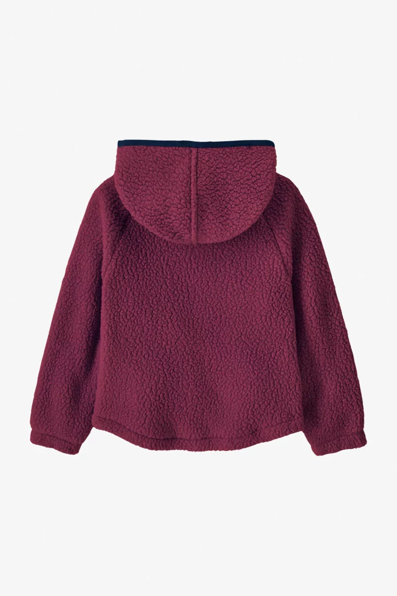 Patagonia Baby Retro Pile Hooded Fleece Jacket – Berry Fig | Centre Commercial