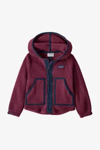 Polaire Bébé à Capuche Retro Pile Patagonia – Berry Fig | Centre Commercial