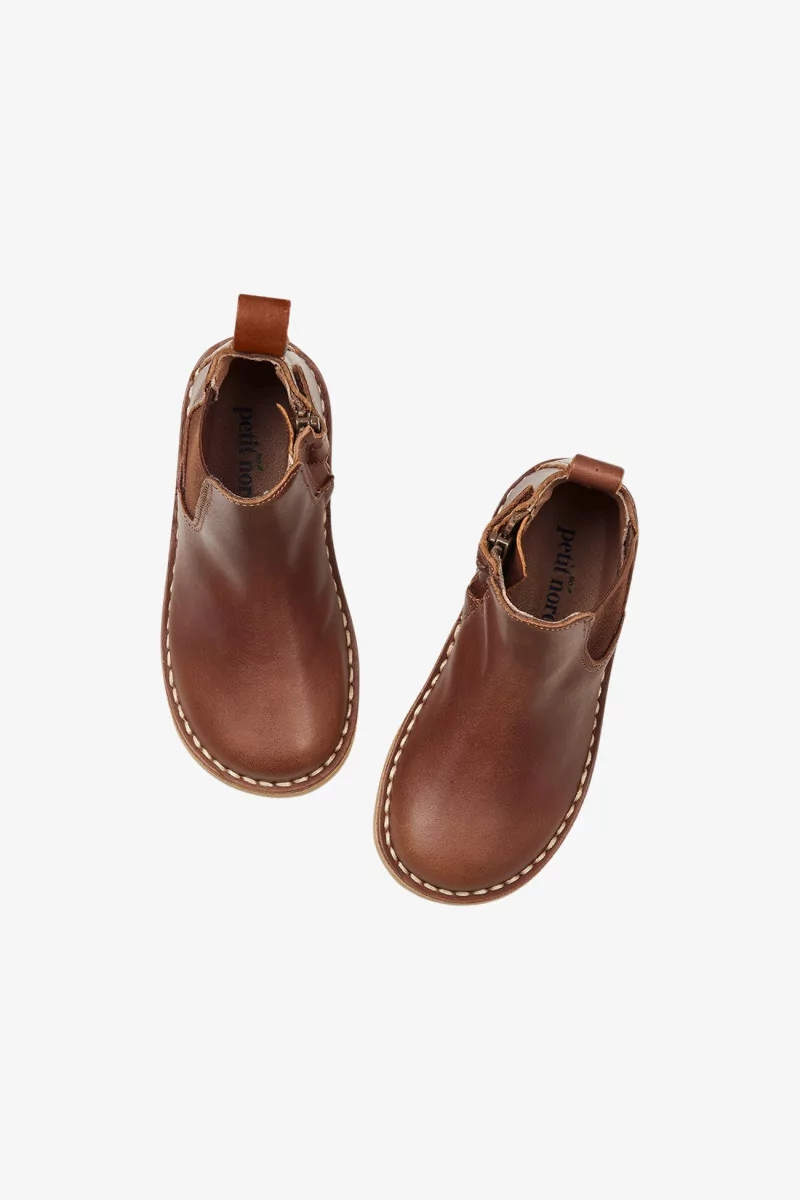 Bottines Enfant Cuir Ankle Boot Stars – Hazelnut | Centre Commercial