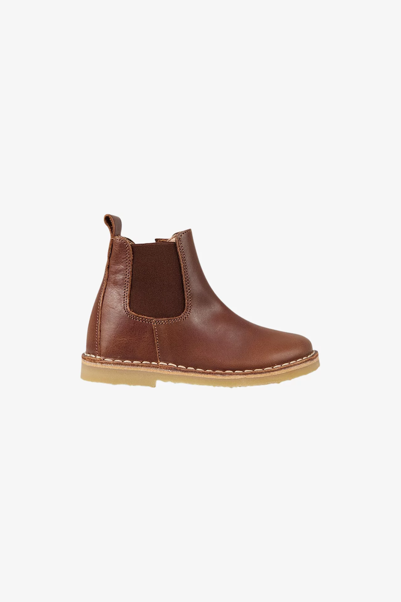Kids Leather Ankle Boot Stars – Hazelnut | Centre Commercial