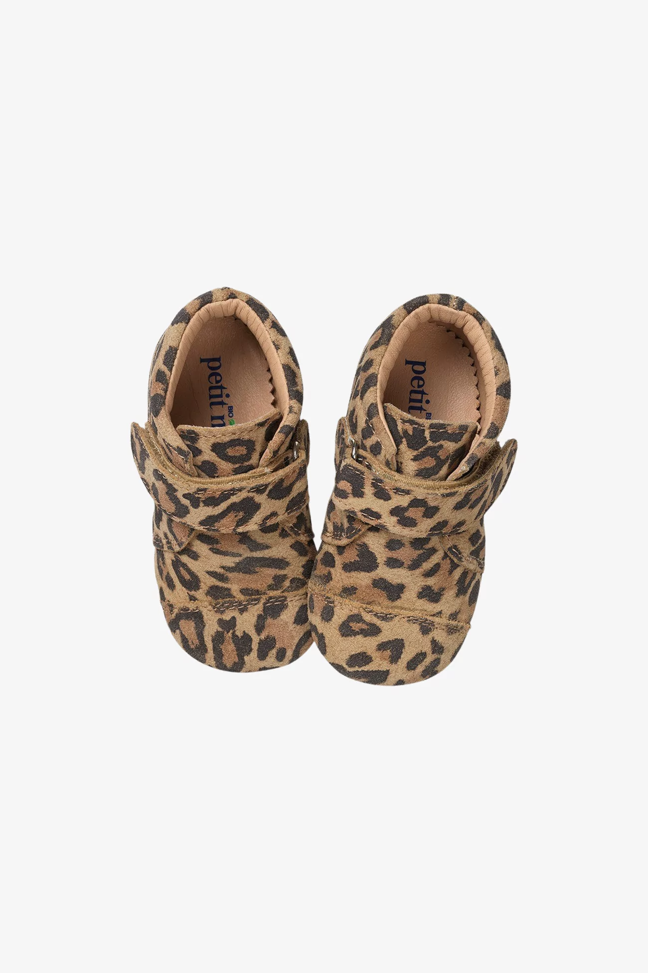 Chaussons Bébé Cuir Velcro – Leopard | Centre Commercial