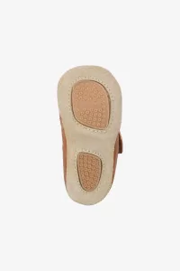 Baby Leather Velcro Shoe – Cognac | Centre Commercial