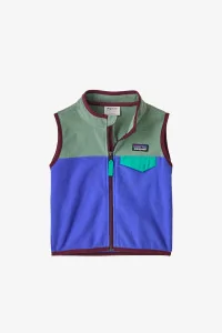 Patagonia Baby Micro D Snap-T Fleece Vest – Eddy Blue | Centre Commercial