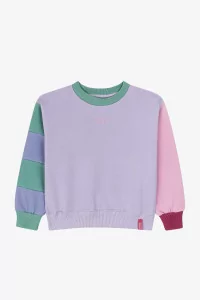 Sweat Enfant Coton Bio Mixtape – Violet | Centre Commercial