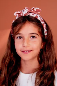Kids Cotton Picnic Headband – Brown | Centre Commercial
