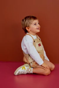 Combinaison Bébé Coton Clan – Beige | Centre Commercial
