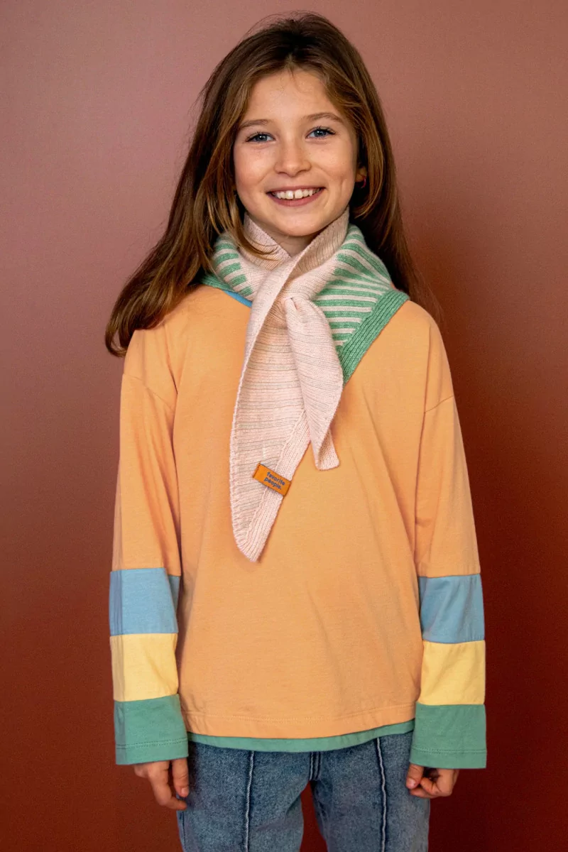 T-shirt Manches Longues Enfant Homefolk – Orange | Centre Commercial