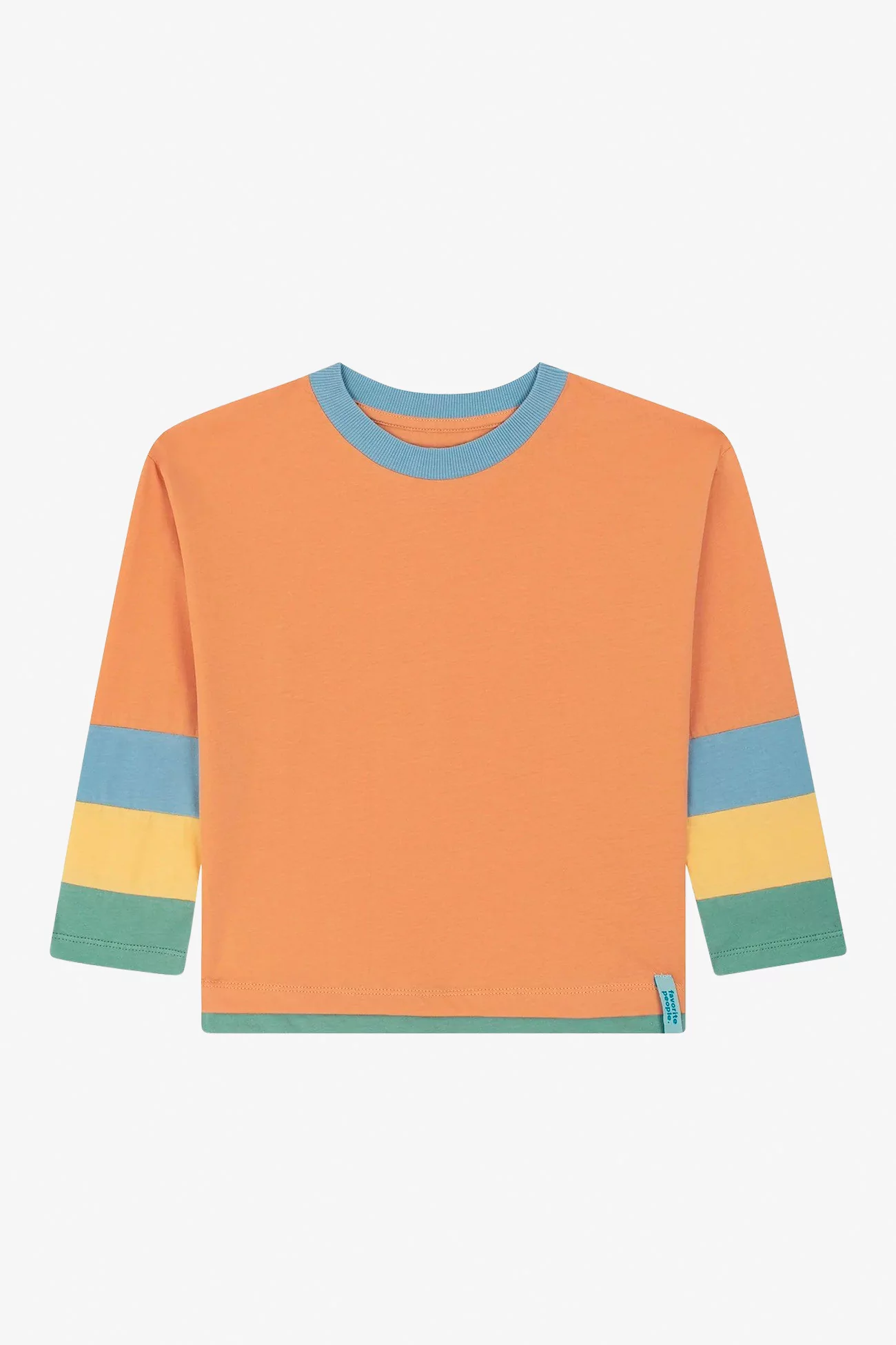 T-shirt Manches Longues Enfant Homefolk – Orange | Centre Commercial