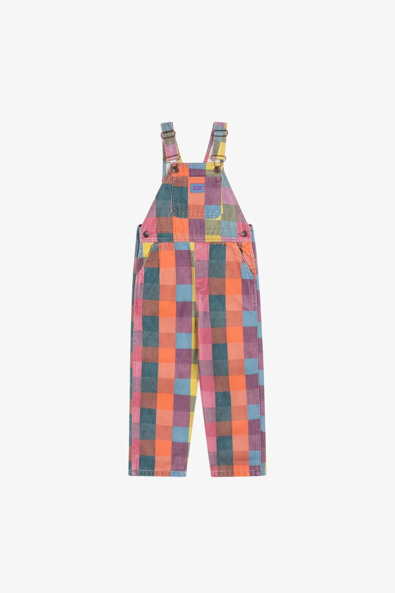 Kids Cotton Bookstore Overalls – Multicolor | Centre Commercial