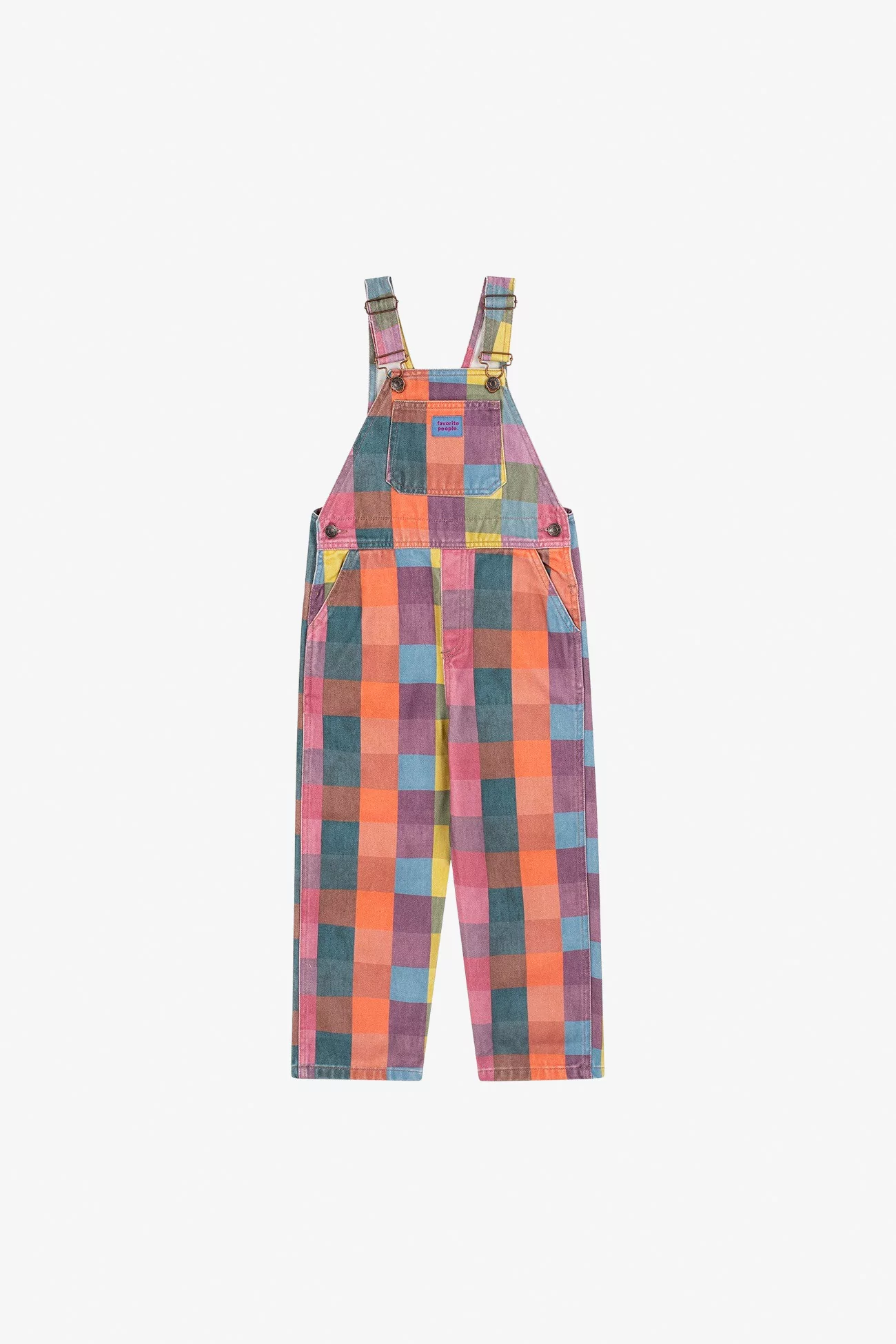Kids Cotton Bookstore Overalls – Multicolor | Centre Commercial
