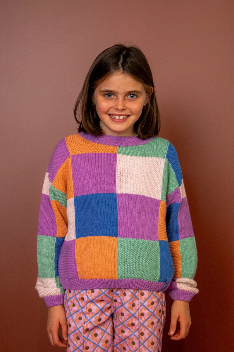 Kids Wool Cashmere Crayons Sweater – Multicolor | Centre Commercial