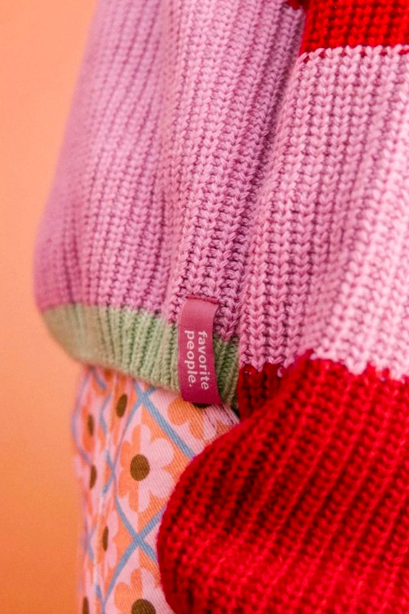 Pull Enfant Laine Cachemire Little Sister – Rouge | Centre Commercial