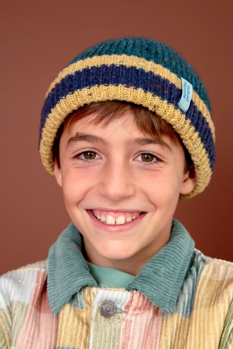 Kids Wool Band Beanie – Green | Centre Commercial