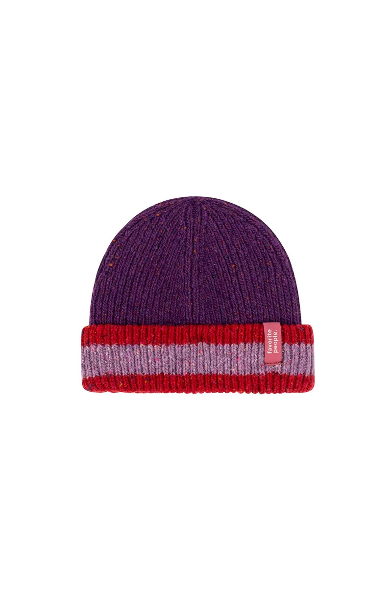 Kids Wool Marketplace Beanie – Purple | Centre Commercial