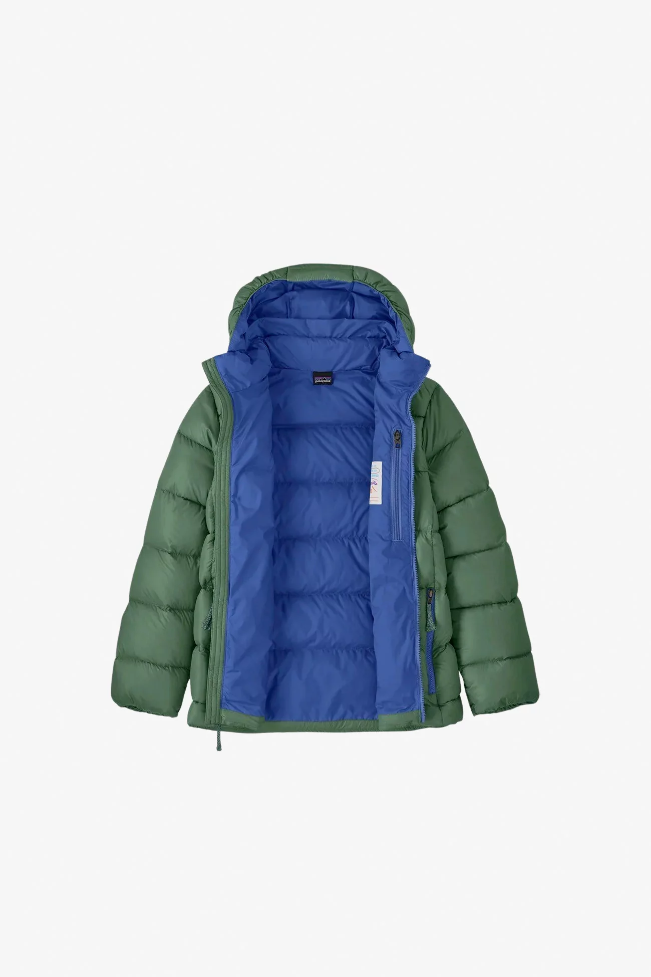 Kids' Hi-Loft Down Sweater Hoody – Canopy Green | Centre Commercial