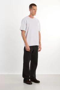T-shirt Homme Coton Bio Regular Fit - Heather Gray | Centre Commercial