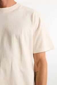 Men's Organic Cotton Regular Fit T-shirt - Cannoli Cream | Centre Commercial