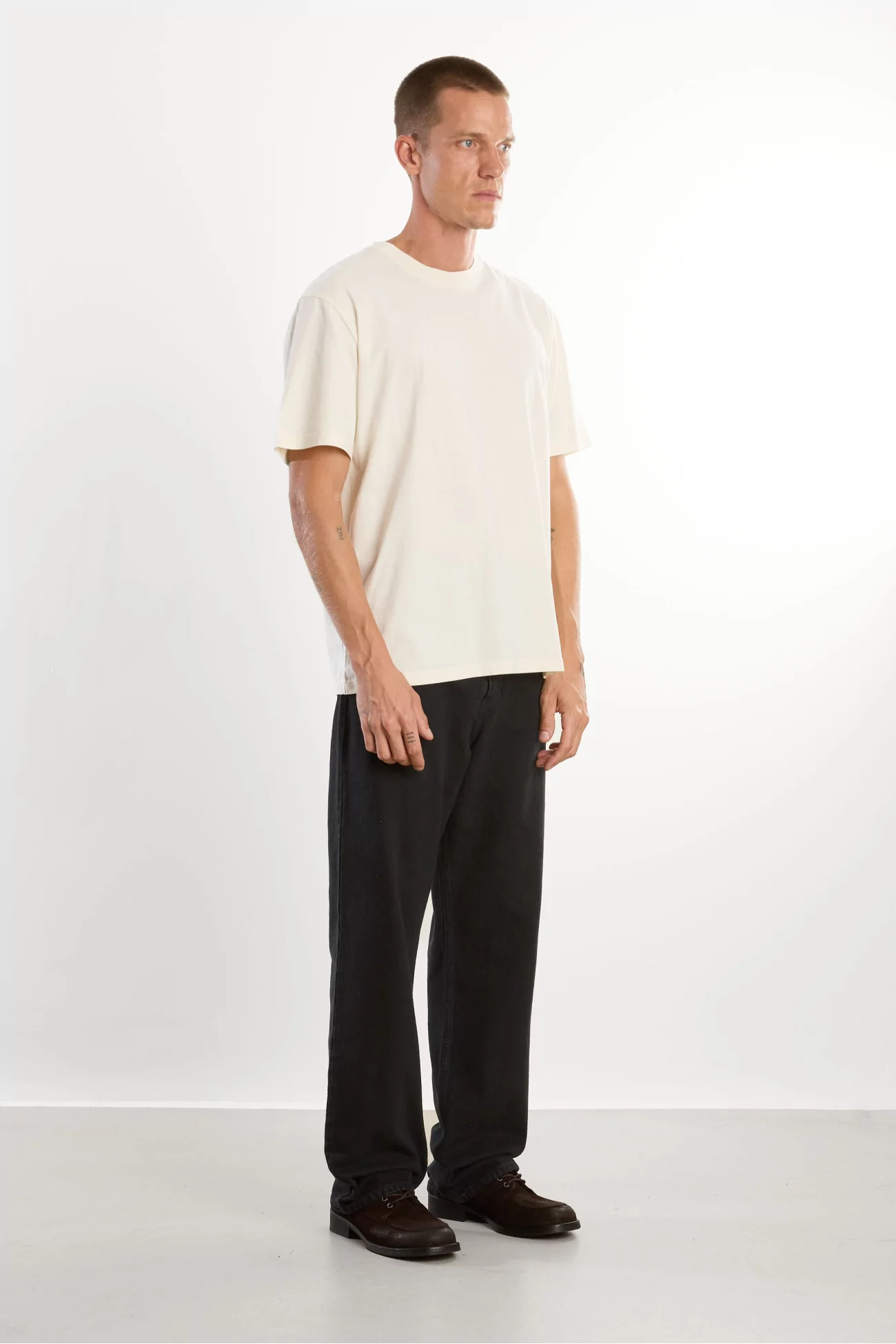 T-shirt Homme Coton Bio Regular Fit - Cannoli Cream | Centre Commercial