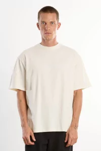 T-shirt Oversize Homme Coton Bio - Cannoli Cream | Centre Commercial