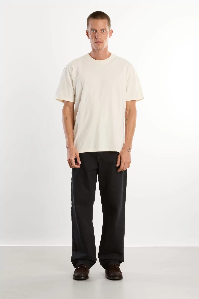 T-shirt Oversize Homme Coton Bio - Cannoli Cream | Centre Commercial
