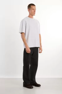 Men's Oversized Organic Cotton T-shirt - Heather Gray | Centre Commercial