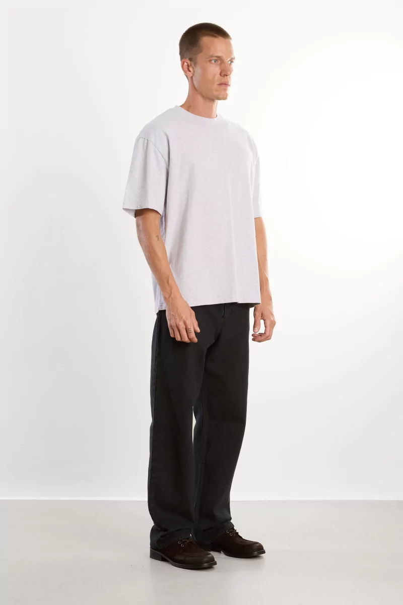 T-shirt Oversize Homme Coton Bio - Heather Gray | Centre Commercial