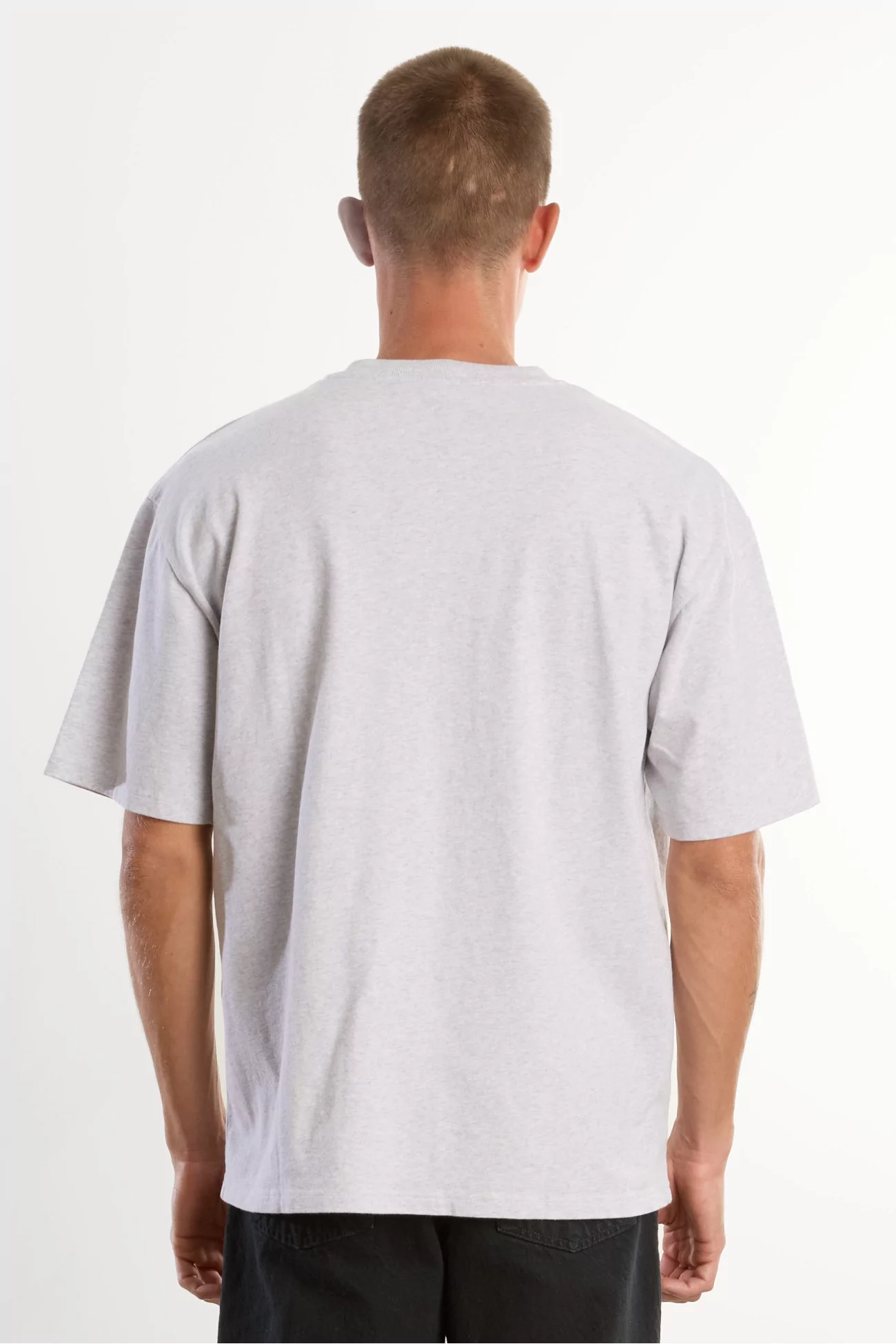 Men's Oversized Organic Cotton T-shirt - Heather Gray | Centre Commercial