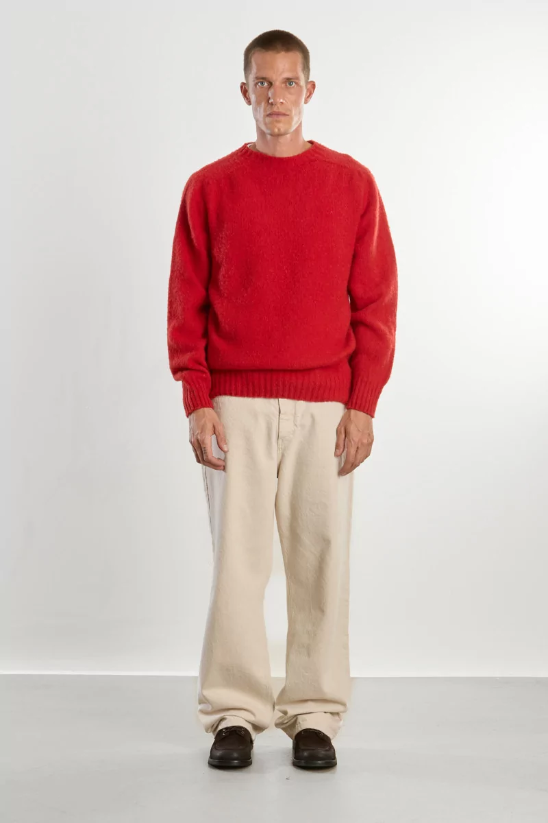 Pull Homme Laine Shetland Col Rond - Tudor | Centre Commercial