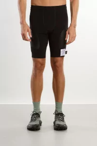 Collant Satisfy TechSilk Evo 9" Half Running Homme – Black | Centre Commercial