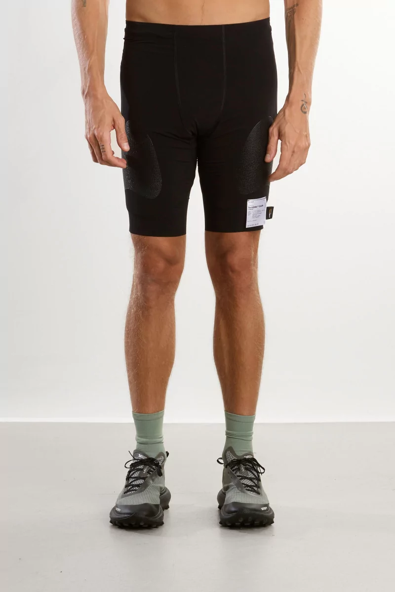 Satisfy TechSilk Evo 9" Half Running Tights Men – Black | Centre Commercial