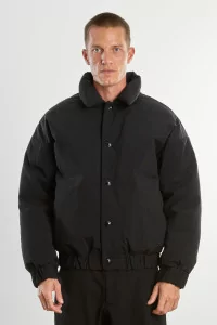 Men's Recycled Nylon Down Double Down Blouson – Black | Centre Commercial