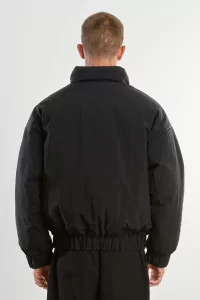 Blouson Duvet Homme Nylon Recyclé Double Down – Black | Centre Commercial