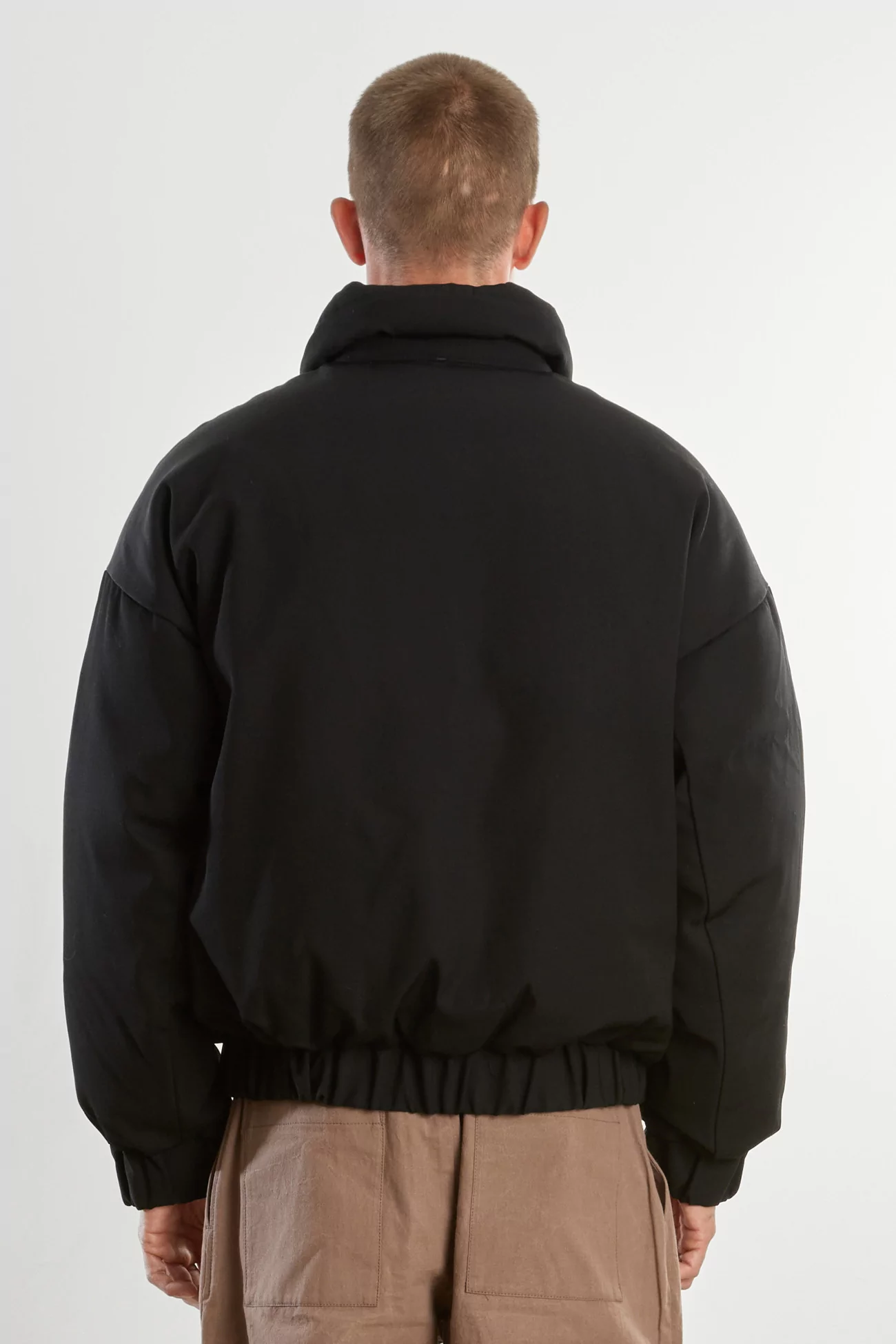 Men's Merino Wool Down Double Down Blouson – Black | Centre Commercial