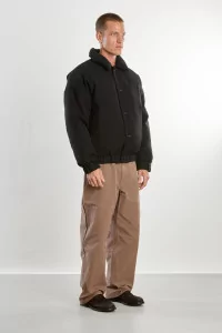 Men's Merino Wool Down Double Down Blouson – Black | Centre Commercial