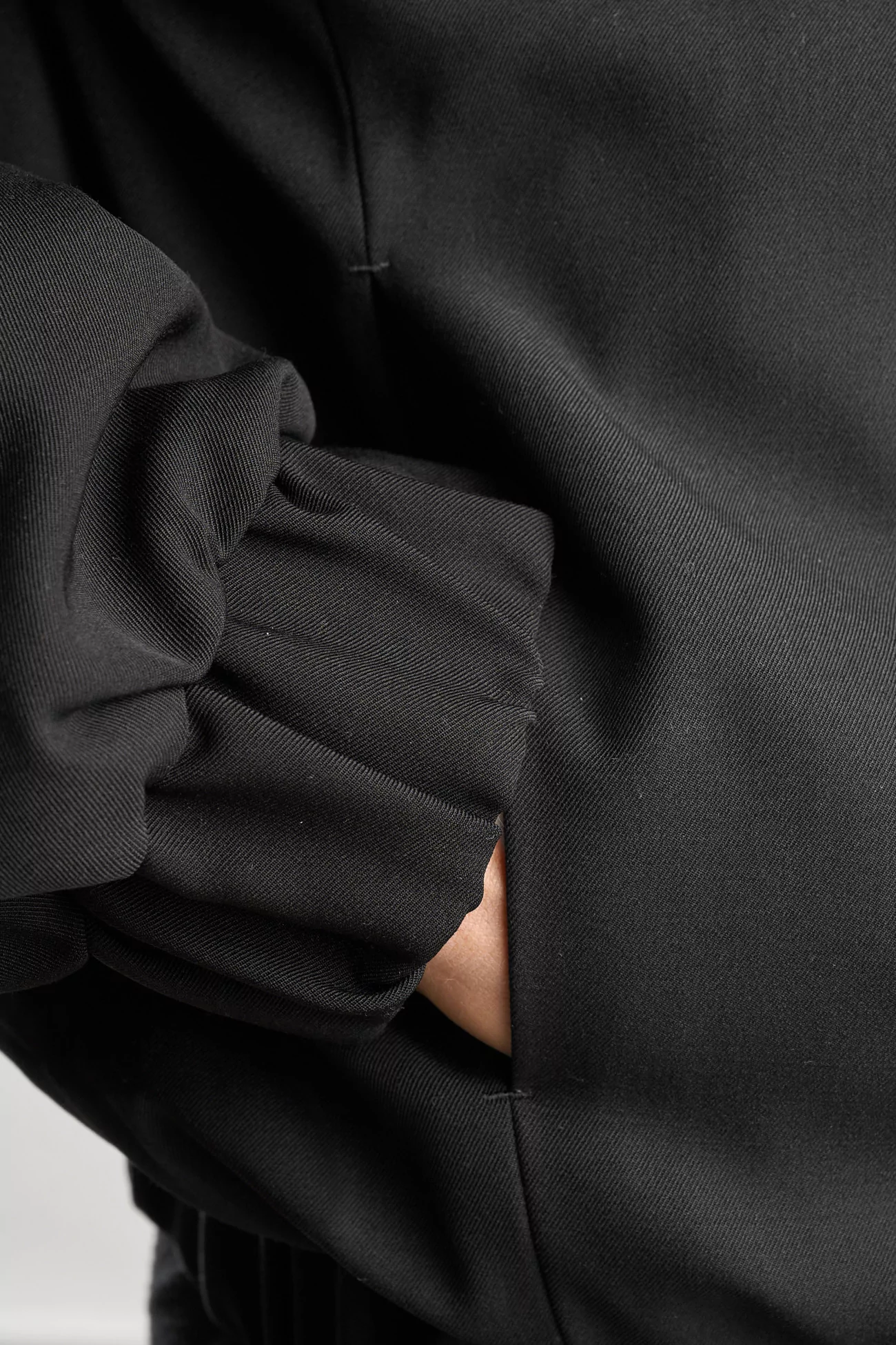 Men's Merino Wool Down Double Down Blouson – Black | Centre Commercial