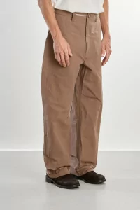 Pantalon Homme Coton Ciré Wide Pants – Storm Wax | Centre Commercial