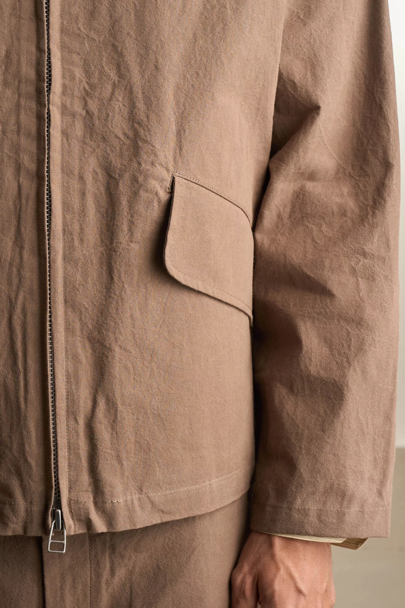 Men's Waxed Cotton New Shell Jacket – Storm Wax | Centre Commercial