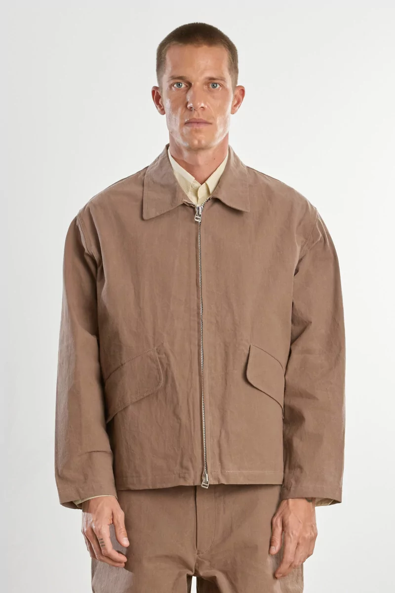 Veste Homme Coton Ciré New Shell – Storm Wax | Centre Commercial