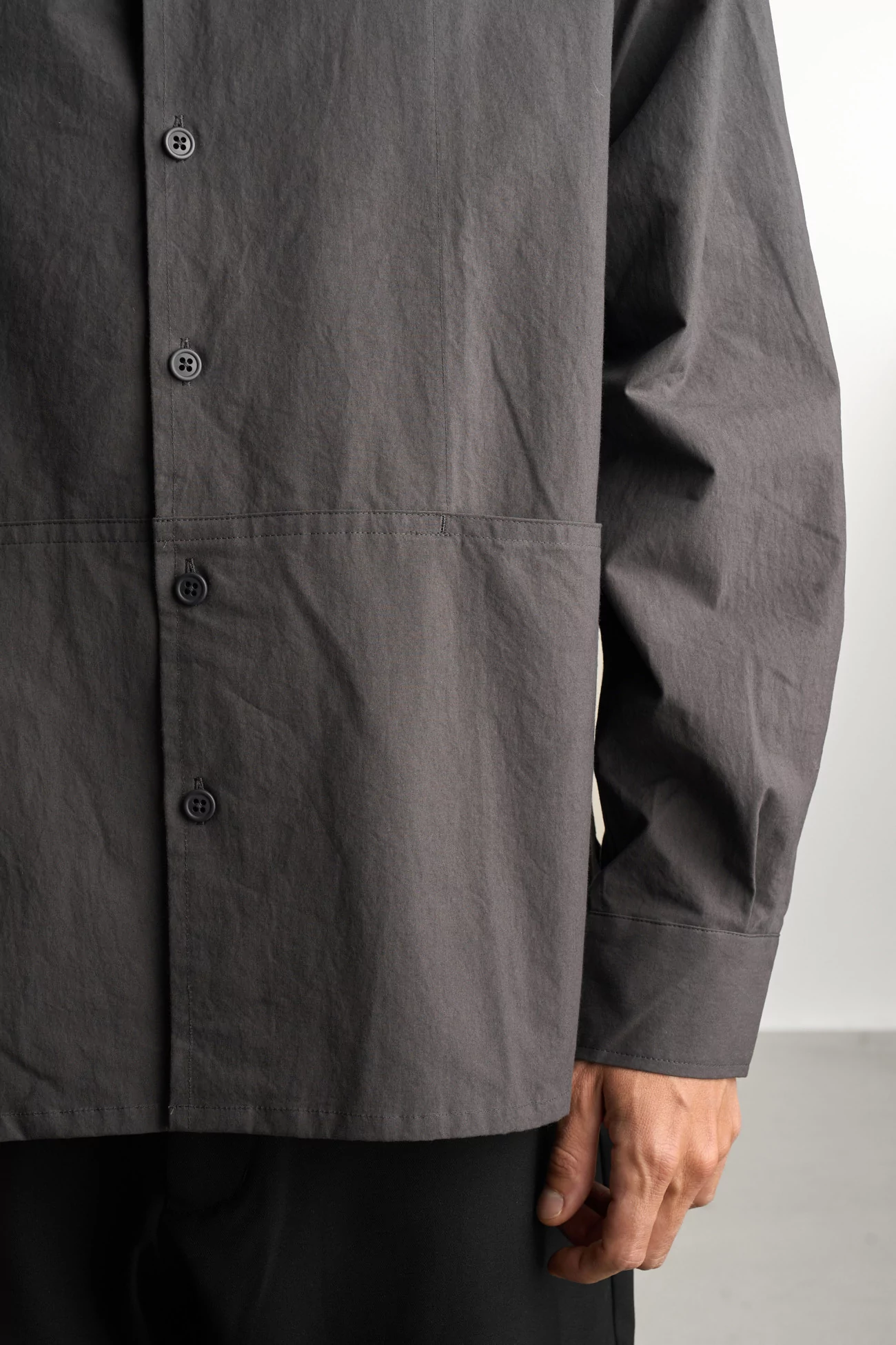 Surchemise Homme Coton Shop Shirt – Coal Weather | Centre Commercial