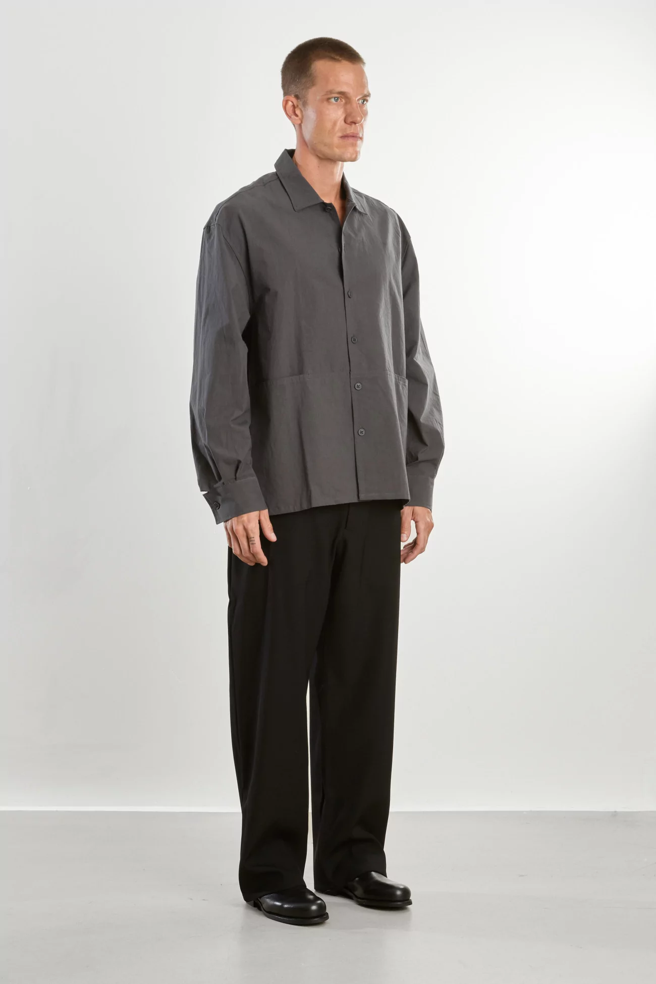 Surchemise Homme Coton Shop Shirt – Coal Weather | Centre Commercial