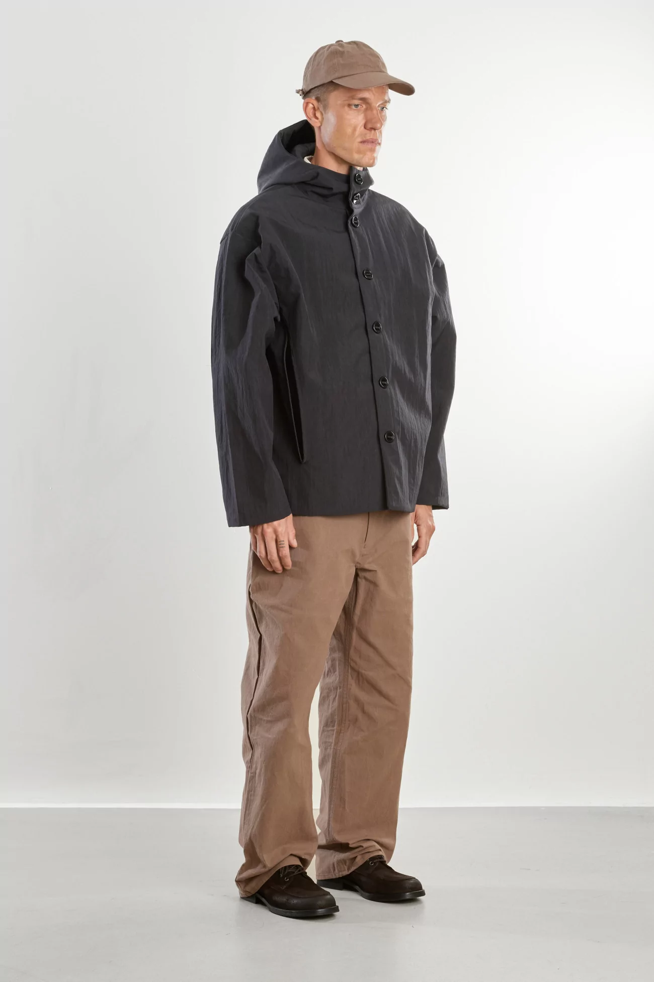 Men's Hooded Nylon Gill Jacket – Monitor Nylon | Centre Commercial