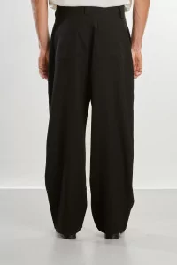 Men's Merino Wool Patch Pants – Black | Centre Commercial