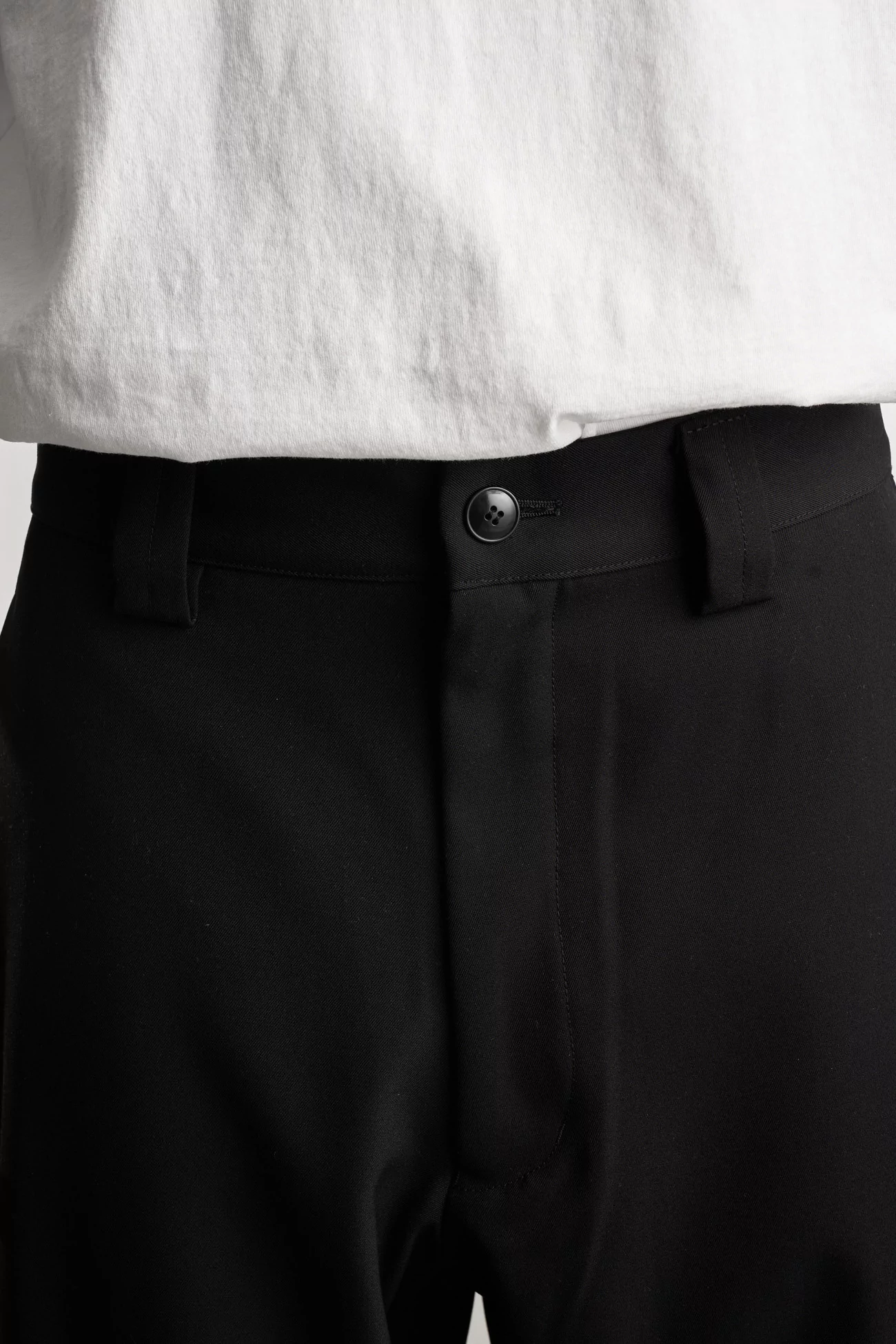 Men's Merino Wool Patch Pants – Black | Centre Commercial